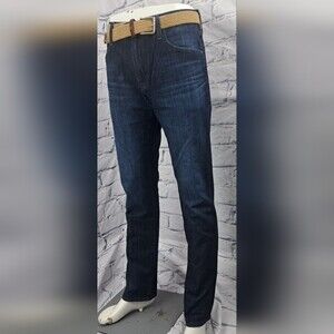 Ag Adriano Goldschmied Tellis Modern Slim Jeans Indigo Denim 360 34 actual 35x33